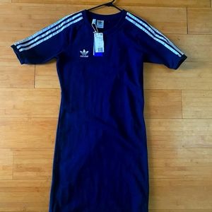 Large NWT Adidas Athletic Dress Navy Blue
